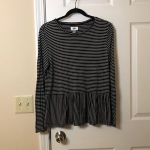 Old Navy Striped Long Sleeve Top